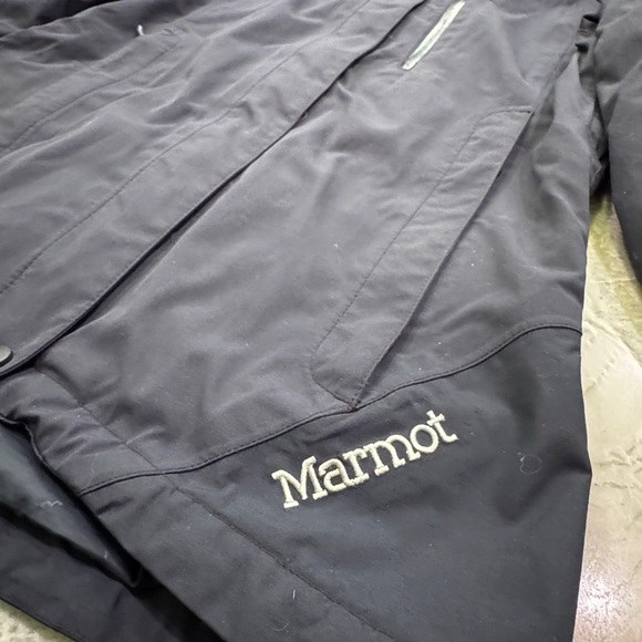 Marmot Membrain Hooded Water Resistant Snowboard Ski Jacket Coat - Picture 5 of 8